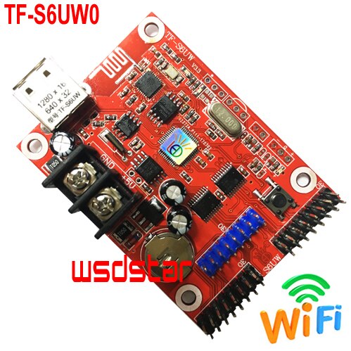 TF-S6UW0 1280*16 640*32 1 * HUB08 2 * HUB12 USB + WIF..